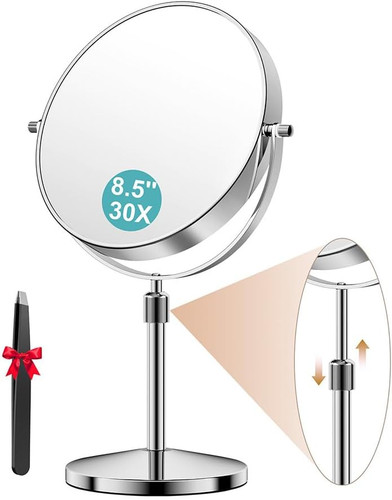 Auxmir 30x magnifying mirror - magnifying,