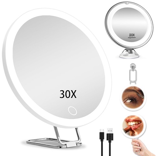 30x magnifying mirror with - 10/30x,