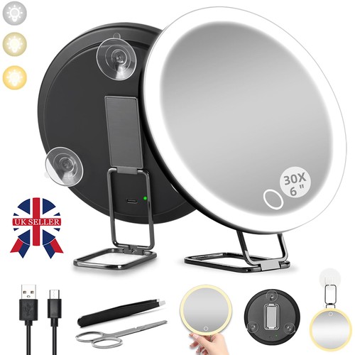 30x magnifying led vanity - 30x,
