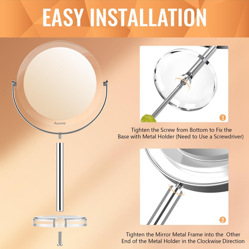 30x magnifying mirror - magnifying, 6.8"