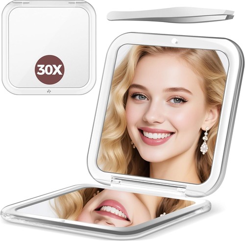 Compact mirror 30x magnifying - mirror,,