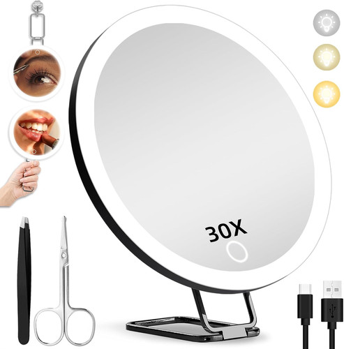 30x magnifying mirror with - mirror,