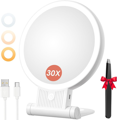 Auxmir 30x magnifying mirror - 30x,