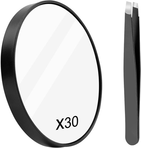 Small magnifying mirror - magnifying,