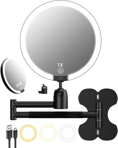 30x wall mounted lighted - 30x/1x,