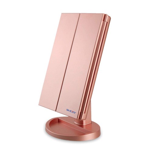 Led lighted makeup mirror - led,