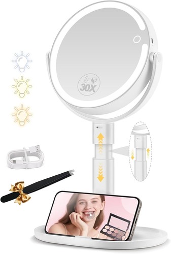 Makeup mirror with light - mirror,