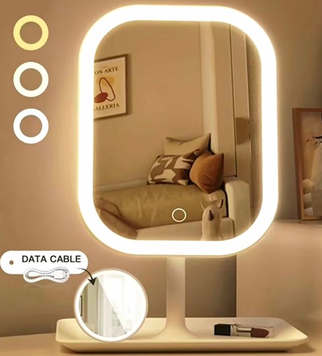 Led vanity mirror with light - with, +