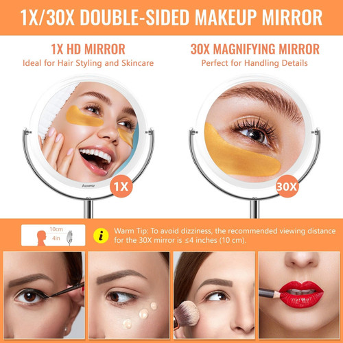 Auxmir 30x magnifying mirror - auxmir,