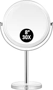 Magnifying makeup mirror 30x - makeup, mirror,