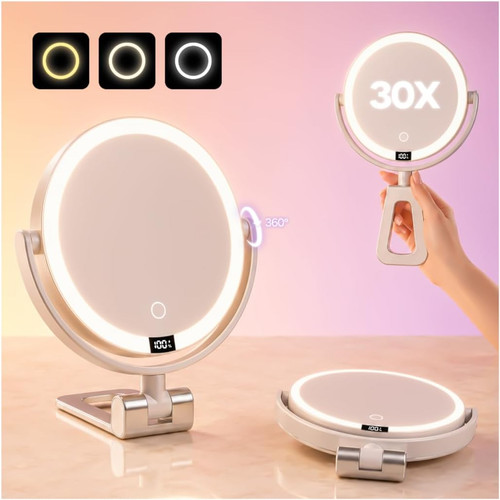 Makeup mirror with lights - makeup,