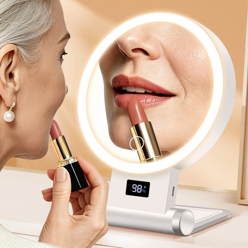 30x magnifying mirror - 30x, light