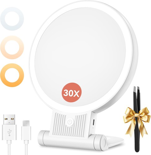 Auxmir 30x magnifying mirror - 30x,
